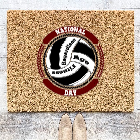 National Volleyball Day - Age, Fitness, Regardless Coir Doormats