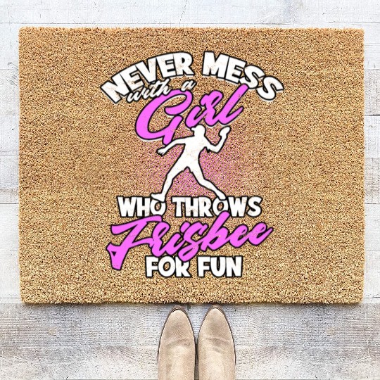 Ultimate Frisbee Importanter Disc Golf Ultimate Coir Doormats