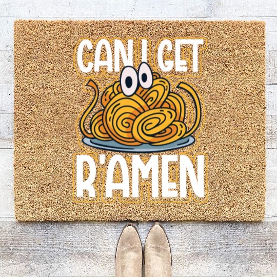 Atheist Atheism Flying Spaghetti Pastafarianism Coir Doormats