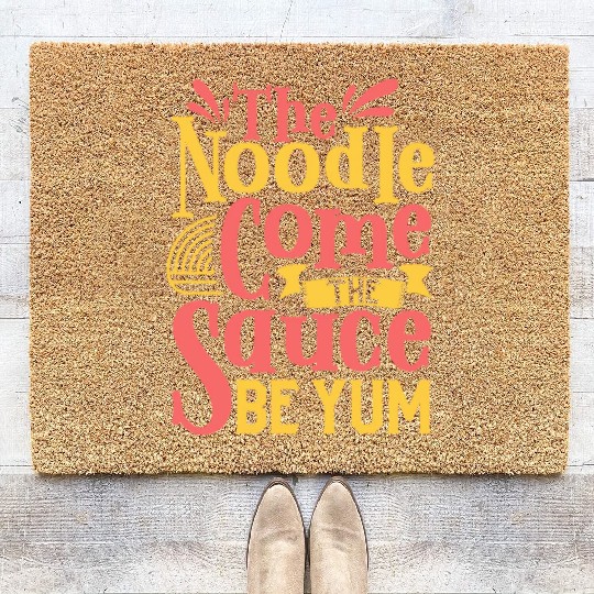 Atheist Atheism Flying Spaghetti Pastafarianism Coir Doormats