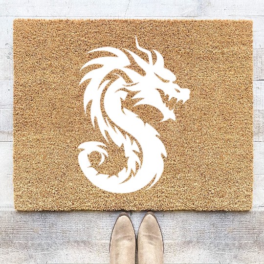 Dangerous Tattoo Monster Dragon Style Coir Doormats