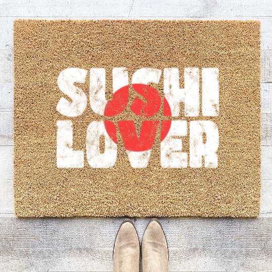 sushi lover Coir Doormats