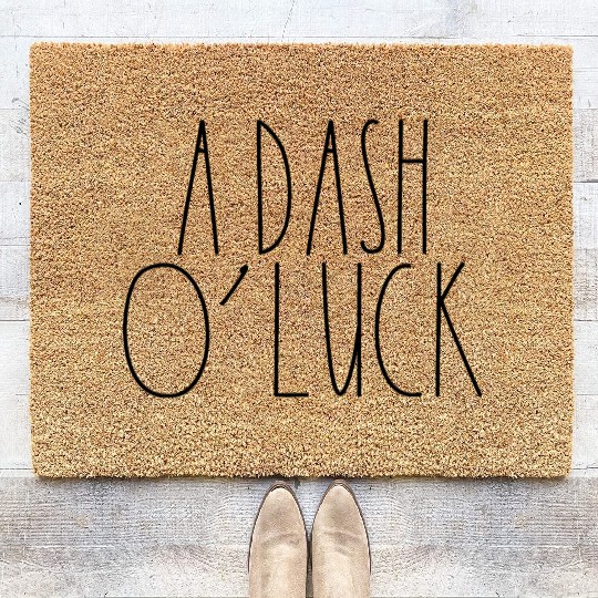 A Dash O' Luck Rae Dunn Inspired Minimalist Decor Coir Doormats