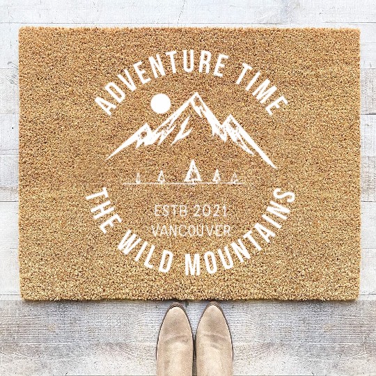 ADVENTURE TIME THE WILD MOUNTAINS Coir Doormats