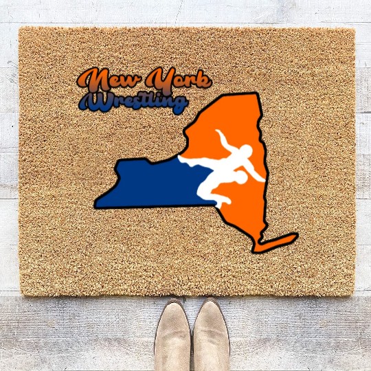 New York Wrestling Coir Doormats