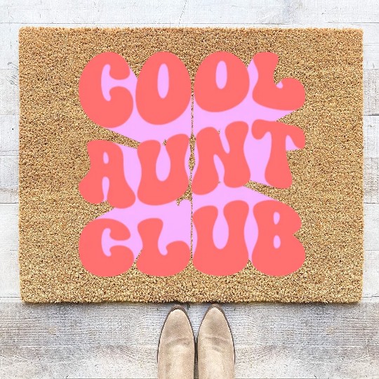 Cool Aunt Club Coir Doormats