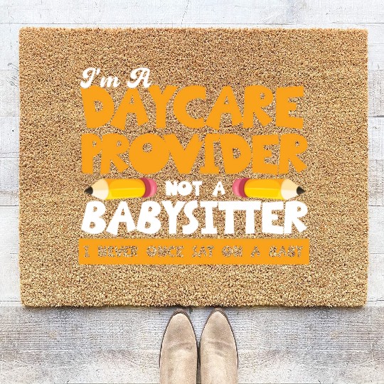 Daycare Teacher Child Care Daycare Provider Gift Coir Doormats