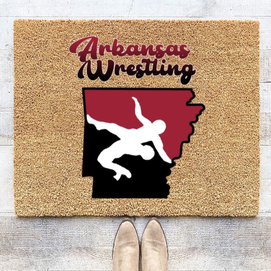 Arkansas Wrestling Coir Doormats