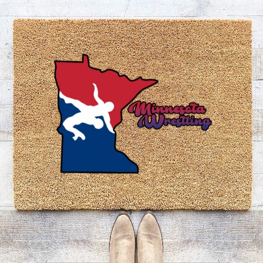 Minnesota Wrestling Coir Doormats