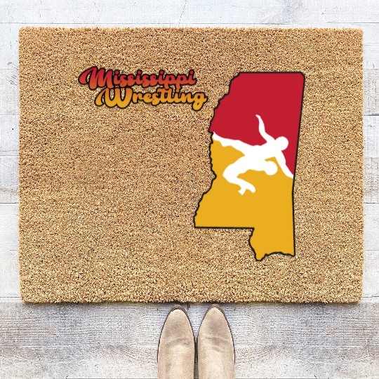 Mississippi Wrestling Coir Doormats