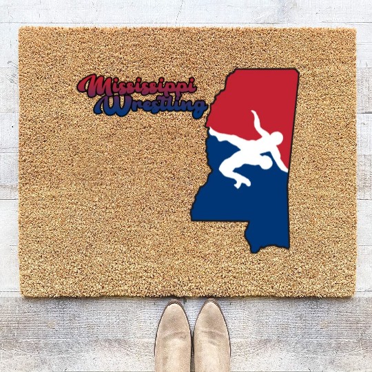 Mississippi Wrestling Coir Doormats