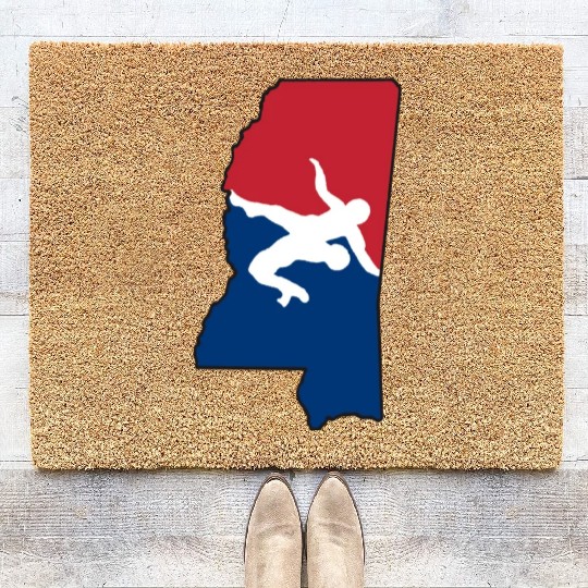 Mississippi Wrestling Coir Doormats
