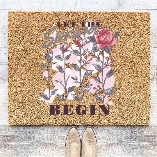 Let the spring begin Coir Doormats