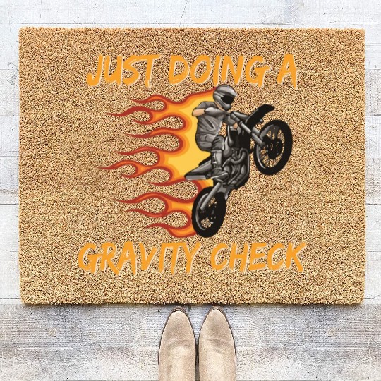 Motocross Dirt Bike Mx Dirt Track Racing Just Coir Doormats