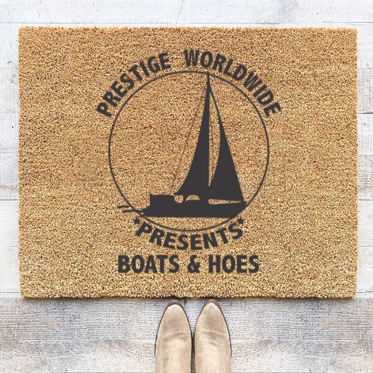 Prestige Worldwide Boats And Hoes Vintage Apparel Coir Doormats