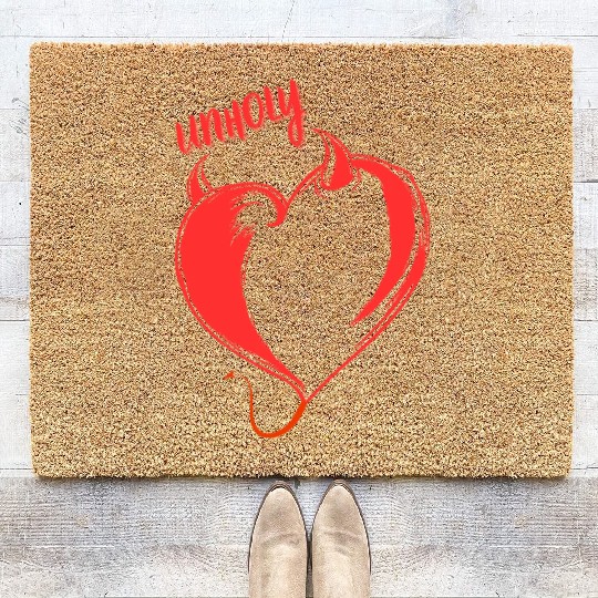 Unholy The Devil Coir Doormats