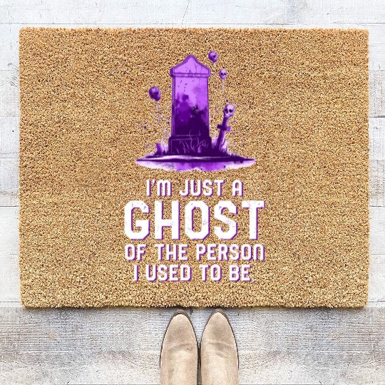 A Ghost Of Who I Used To Be Emo Unisex Coir Doormats