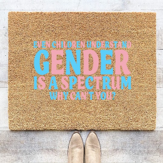 Even Children Understand Gender Is A Spectrum Coir Doormats