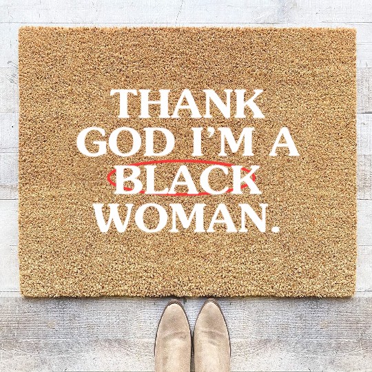 Thank God For The Glow And Thank My Therapist Coir Doormats