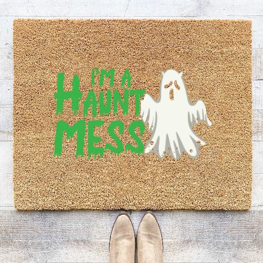 Halloween Paranormal Ghost Hunters Horror Fans Coir Doormats