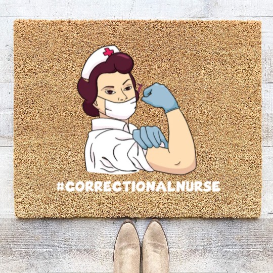Great Correctional Nurse Prison Nurse Coir Doormats