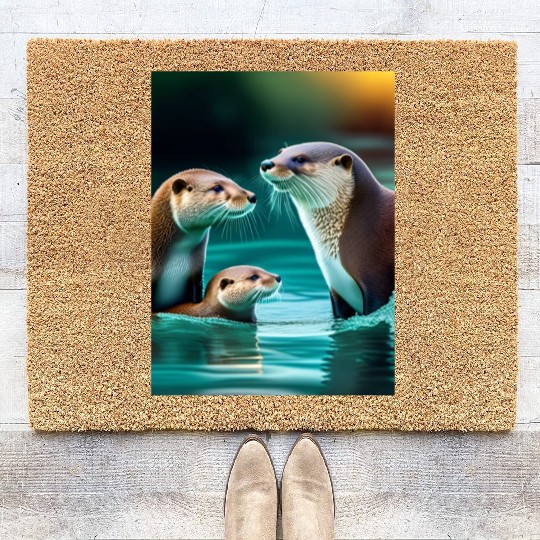 "Ducks in the Pond" Coir Doormats