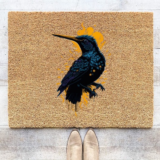 Nature Lovers - Charming Hummingbird Coir Doormats