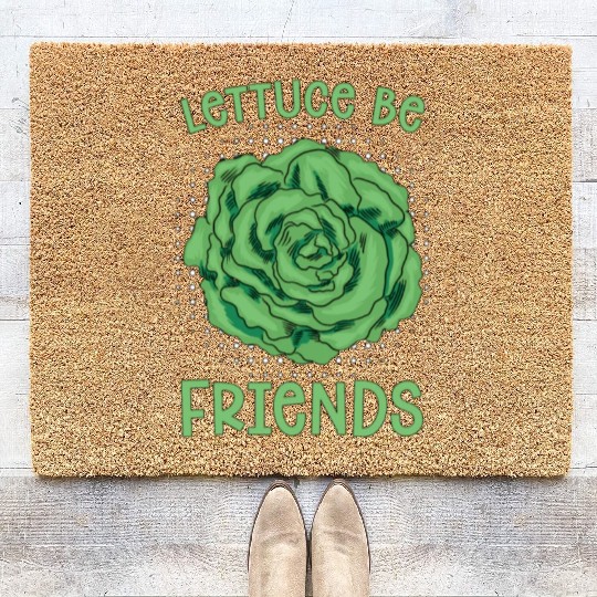 Vegan Chef Lettuce Be Friends Veganism Vegan Chefs Coir Doormats