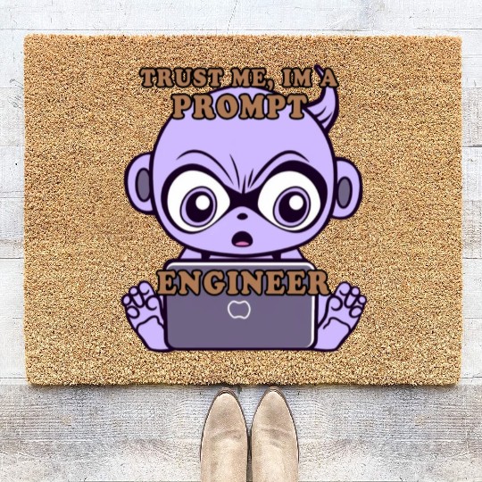 Trust me im a prompt Engineer - i love my Job Coir Doormats