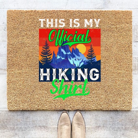 Official Hike Coir Doormats Wanderlust Mountain Love