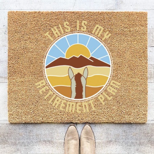 Horse Lover Equestrian Riding This Is My Coir Doormats