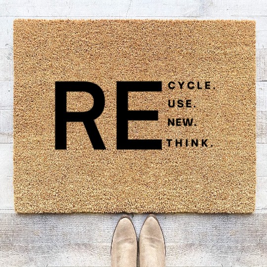 Recycle use new think Classic Coir Doormats
