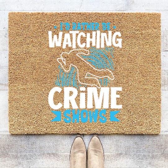 True Crime Murder Spy Crime Interest Gift Idea Coir Doormats