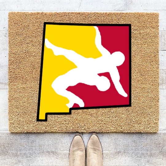 New Mexico Wrestling Coir Doormats
