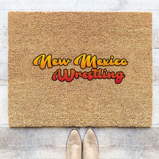 New Mexico Wrestling Coir Doormats