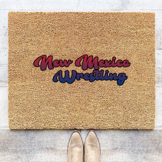 New Mexico Wrestling Coir Doormats
