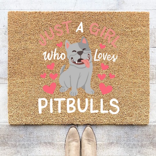 Pitbulls Pitbull Lover Coir Doormats