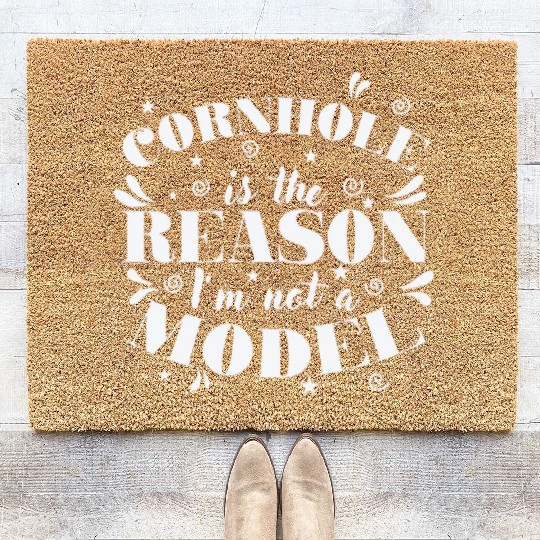Cornhole is the Reason I'm not a Model Game Coir Doormats