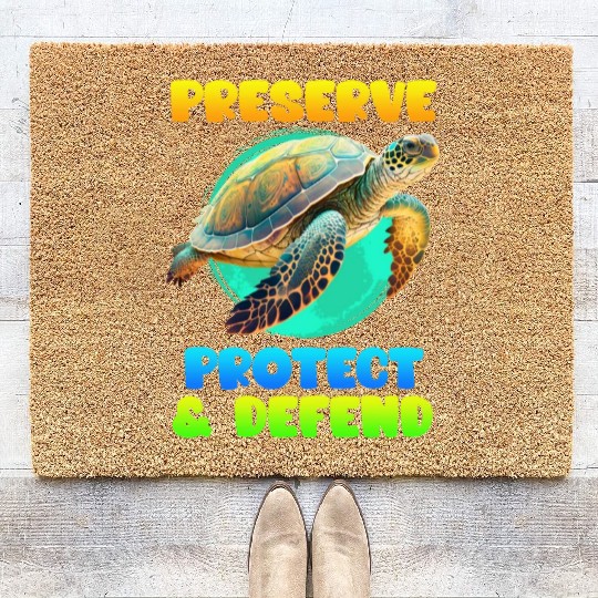Save Nature protected species Environment Coir Doormats