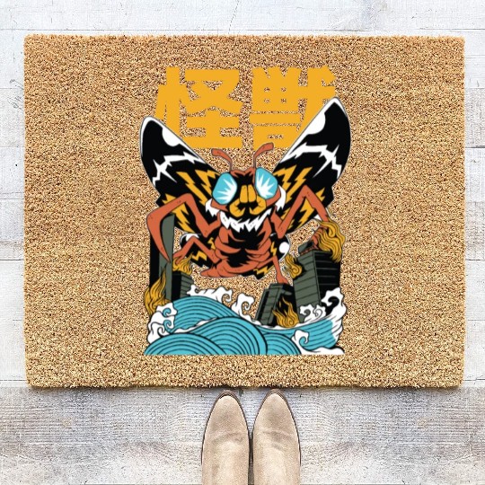 Kaiju Moth Coir Doormats