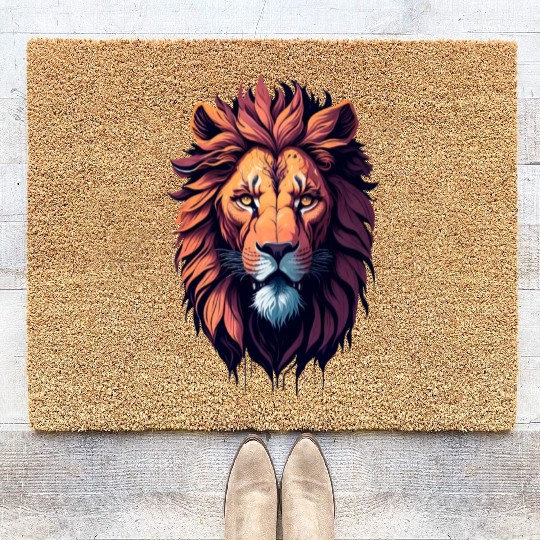 Cute lion Coir Doormats