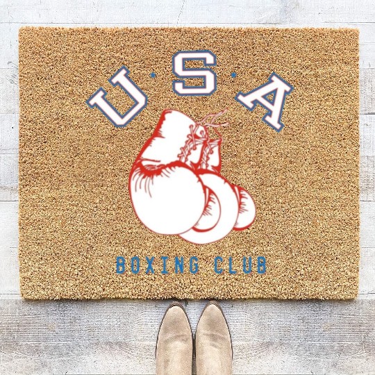 USA Boxing Club Coir Doormats