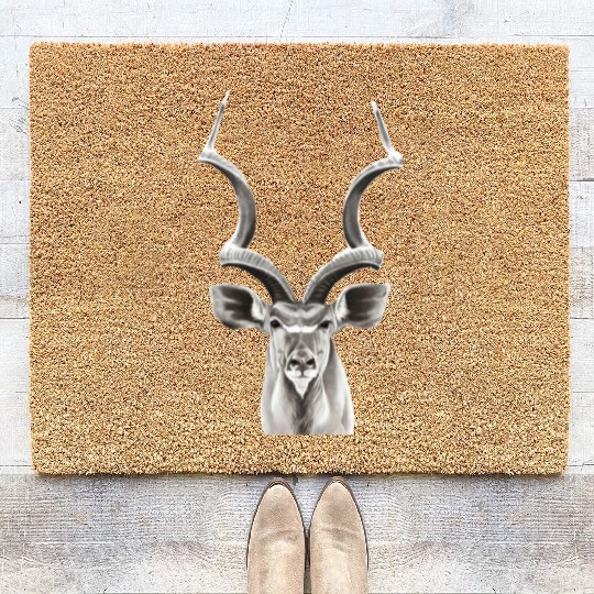 The African Greater Kudu Coir Doormats