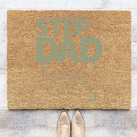 Step Dad - The Best Kind of Dad - Father's Day Coir Doormats