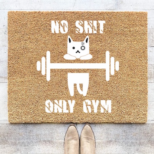 No shit only gym Coir Doormats
