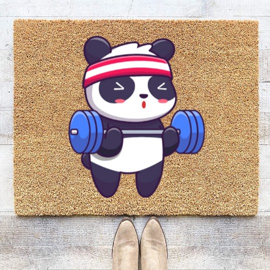 TEDDY BEAR TRAINING GYM Coir Doormats