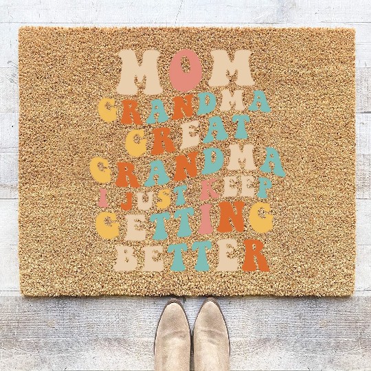 Great Grandma Coir Doormats Women Mom Grandma Gigi Mama