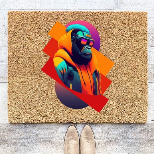 The Future of Fashion: Ape in Tech Wear gori Coir Doormats