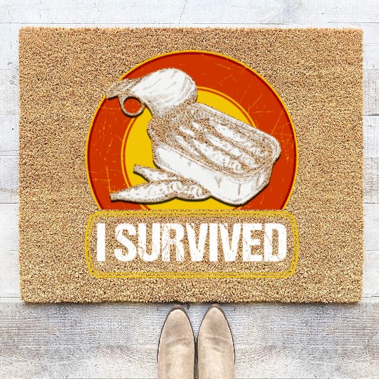 I Survived Swedish Surströmming Coir Doormats