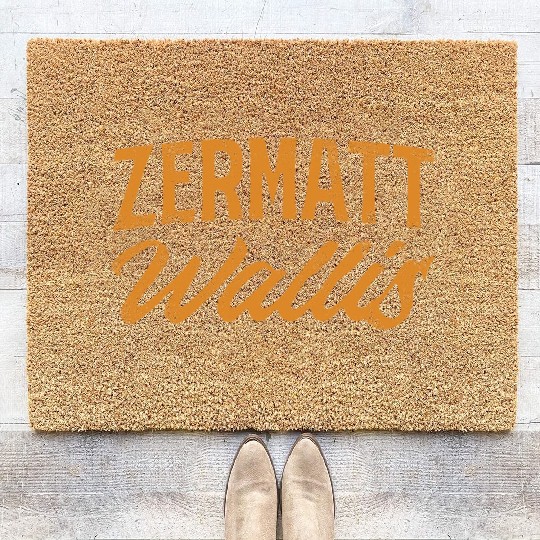 Zermatt Switzerland Coir Doormats